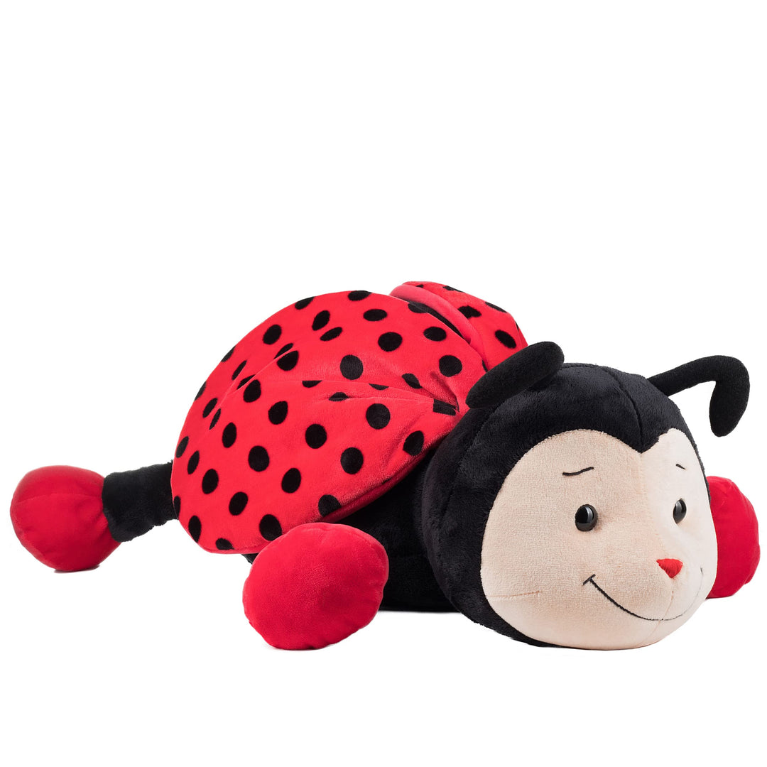 Schaffer 4344 - Plüsch Marienkäfer Bolle - Kuscheltier - Grösse (XL) 44 cm | Extra weich - Waschbar