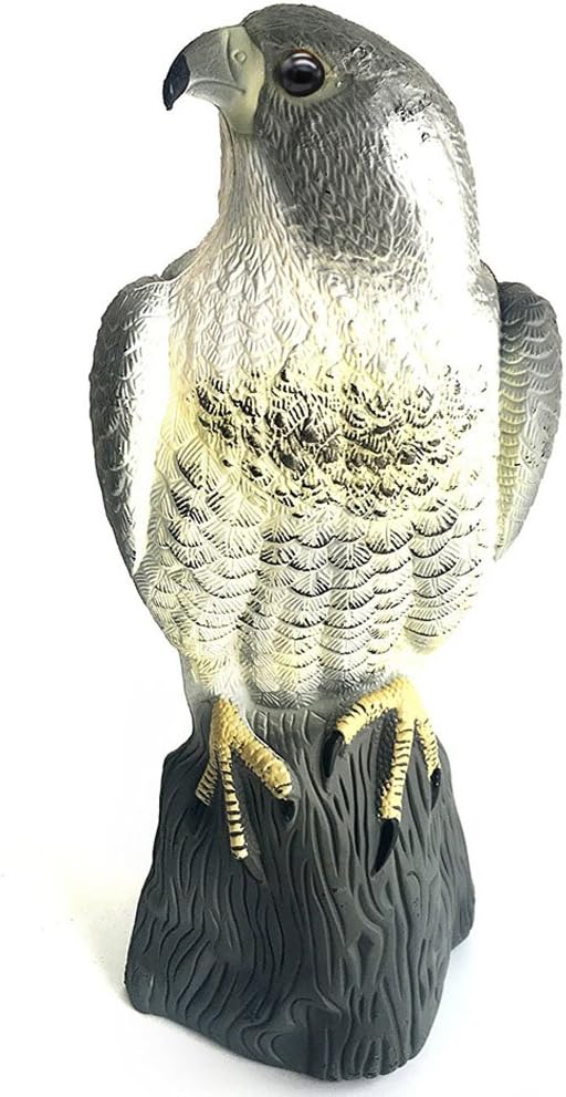 YOFIT Vogelscheuche, gefälschter Falken, Vogelabwehr, Gartenschutz, natürliche Schädlingsabwehr, Vog