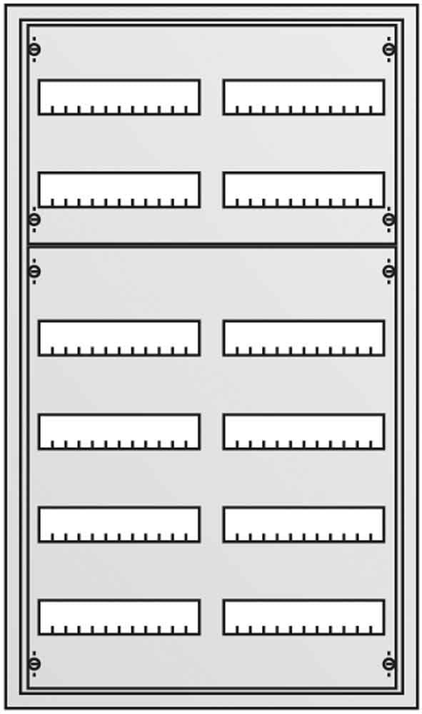 abb-entrelec U62 – Schrank Verteiler Tür aus Metall
