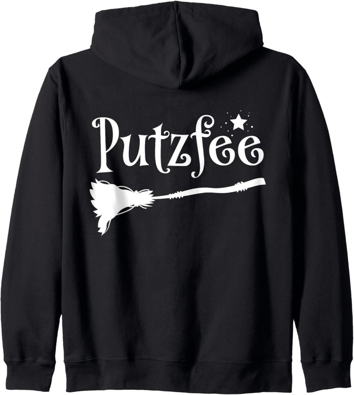 Putzfee Haushalt Lustiger Spruch Putzen Sauber Fun Hausfrau Kapuzenjacke
