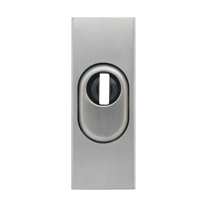 ABUS Tür-Schutzrosette RSZS316 mit Zylinderschutz für Metalltüren, edelstahl, 12543, Edelstahl