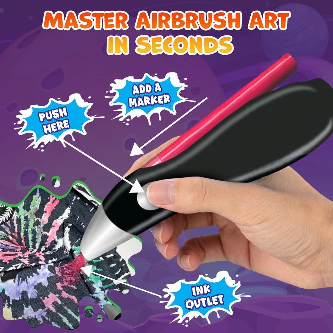 Splat Planet Graffiti Stift, Schnurlos Elektrisch Airbrush Sprühgerät Wasserfarben Sprühstift Airbru