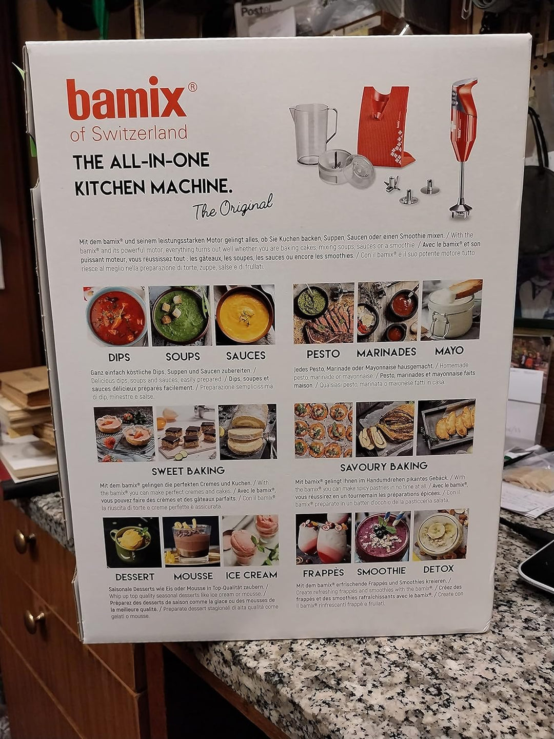 bamix – Swissline Black 200 W – Küchenmaschine Mixer