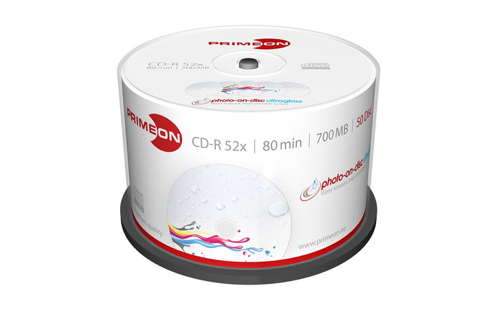 beschuitdoos stora - wit ,Weiss ,12 x 24 x cm Bedruckbar 50er Spindel (Ultragloss), Bedruckbar 50er