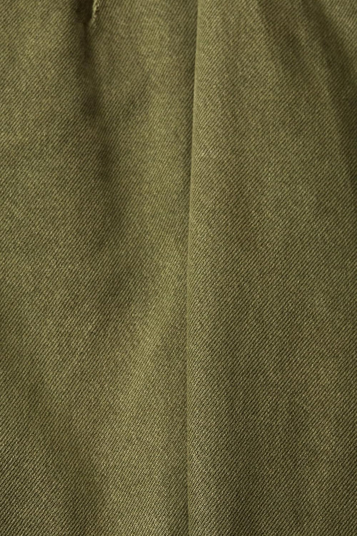 ESPRIT Damen Hose 34 355/Dark Khaki, 34 355/Dark Khaki