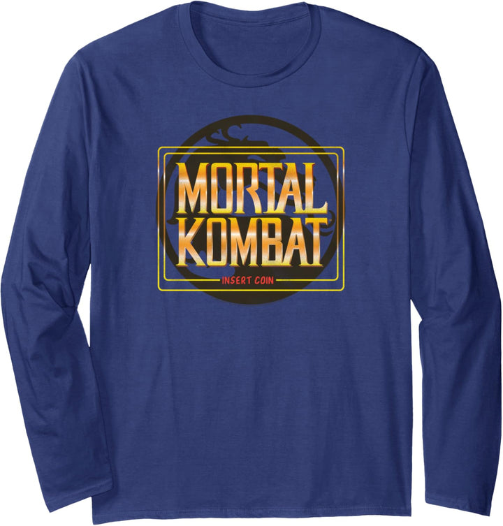 Mortal Kombat Klassic Insert Coin Langarmshirt