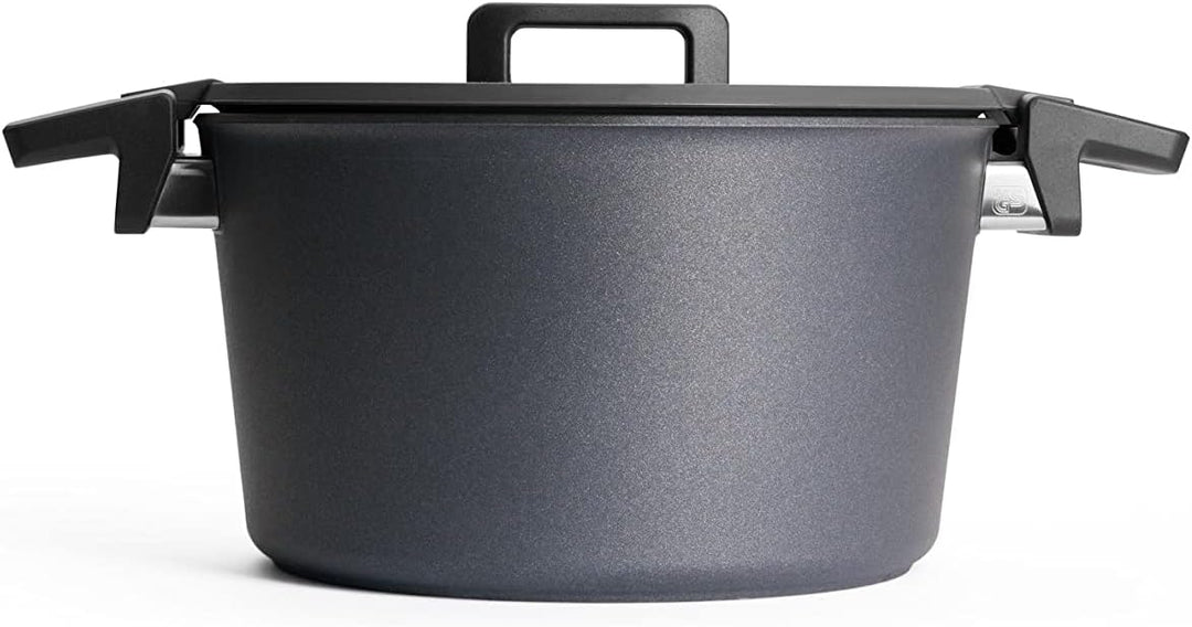 Woll 124CP Guss Topf Concept Plus 24 cm, 13.5 cm hoch mit 5 L, inklusiv Deckel