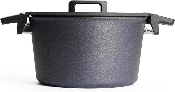 Woll 124CP Guss Topf Concept Plus 24 cm, 13.5 cm hoch mit 5 L, inklusiv Deckel