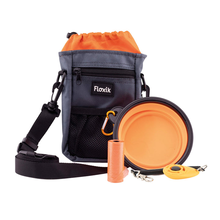 Floxik Premium Futterbeutel | praktischer Allrounder Leckerli-Beutel für Hunde | Leckerlie-Tasche fü