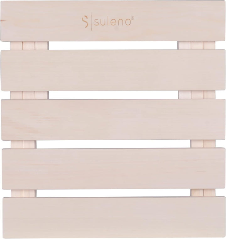 SULENO Sauna Kopfstütze JARI verstellbar Espe Nackenstütze Kopfkeil