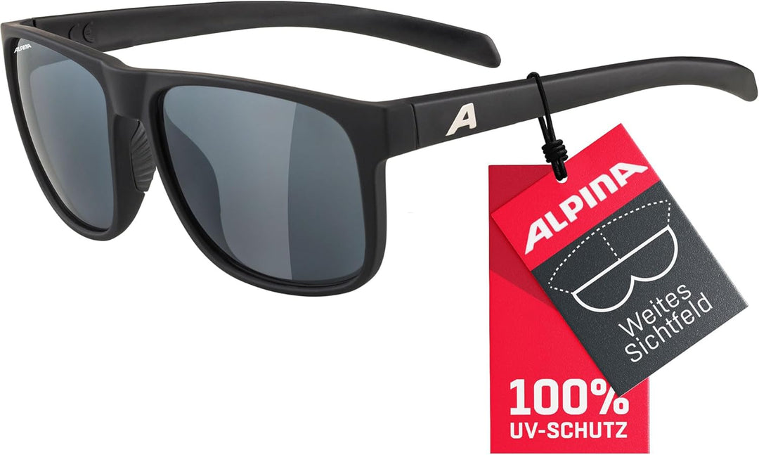 ALPINA NACAN III - Verzerrungsfreie und Bruchsichere Sonnenbrille Mit 100% UV-Schutz Für Erwachsene