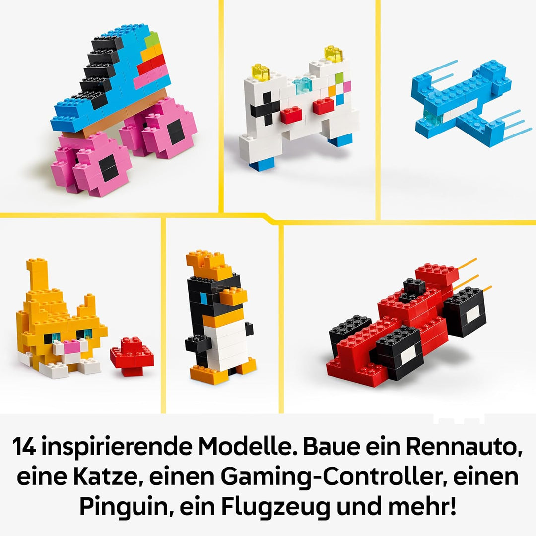 LEGO Classic Kreative Bunte Steine - Lernspielzeug zur Förderung der Feinmotorik - Tiere, Dinosaurie