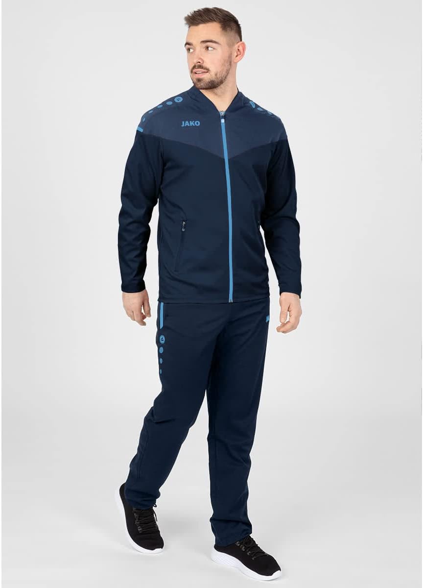 JAKO Herren Präsentationsjacke Champ 2.0 M Marine/Darkblue/Skyblue, M Marine/Darkblue/Skyblue
