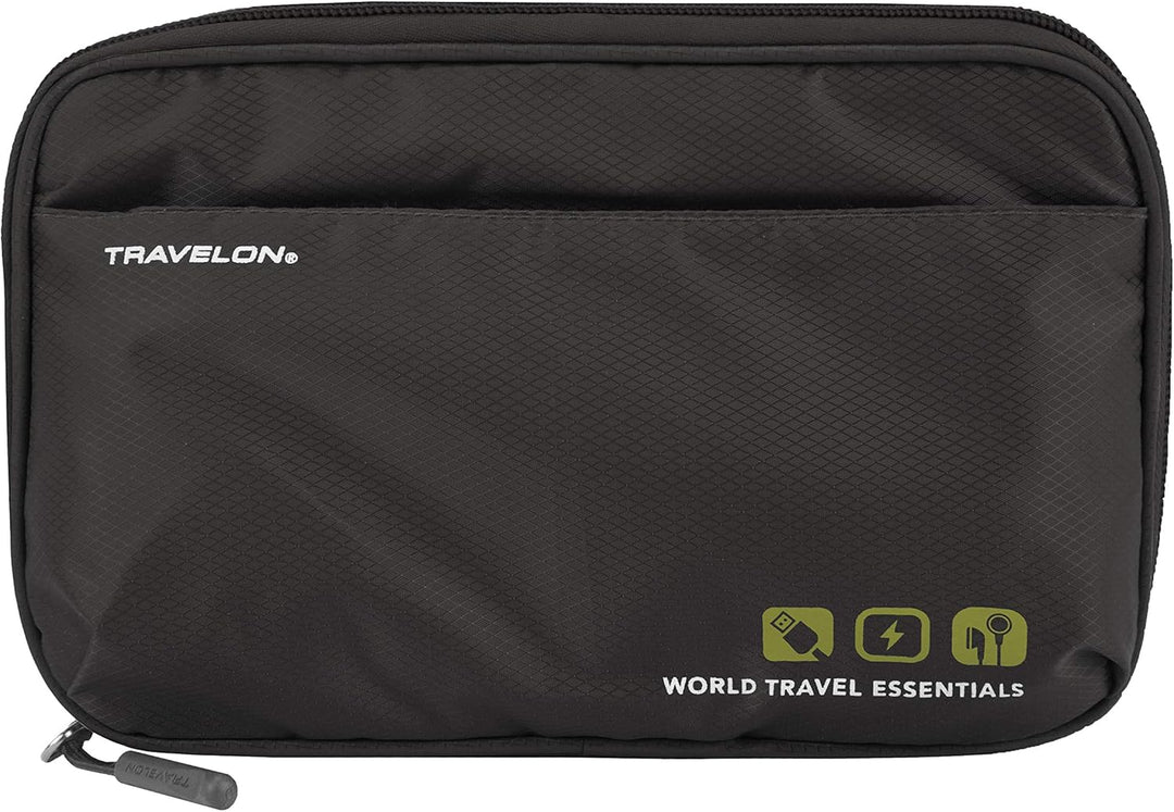 Travelon World Travel Essentials Tech Organizer, schwarz (Schwarz) - 43373-500, Schwarz