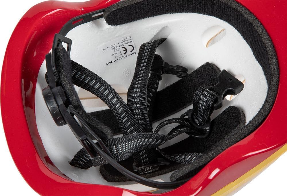 Bing Unisex Kinder Fahrradhelm, gelb, XS