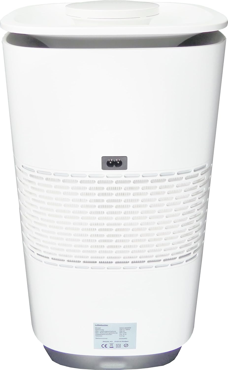 Aktobis WDH-SE2303 Luftbefeuchter bis zu 800 ml/Stunde, WLAN und Aromafach (auch für Kalkwasser) 800