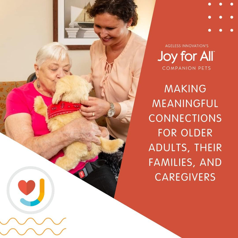 JOY FOR ALL Begleit-Haustier B9108, Golden-Retriever-Welpe, goldfarben