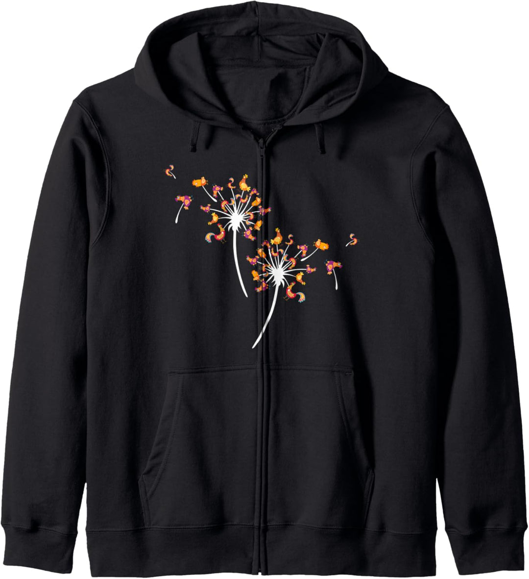 Löwenzahn Hühnerblume Blumen Hühner Kapuzenjacke