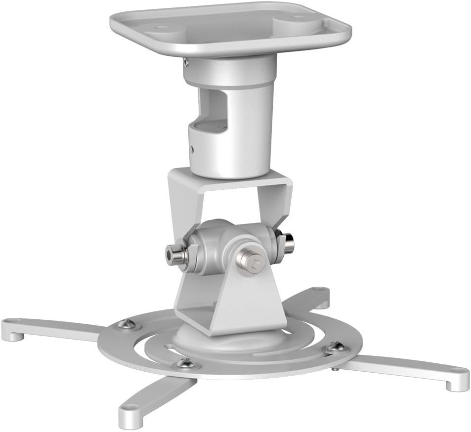 Amer AMRP100 Projektorhalterung Deckenhalterung Weiss (180 °, 360 °, 0 – 180 °, 170 mm, 218 mm, 170