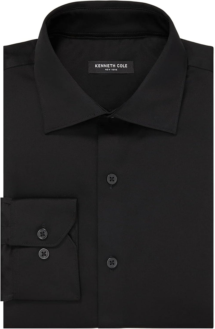 Kenneth Cole Herren Kcny Smokinghemd, 18" Hals 32"-33" Ärmel Schwarz
