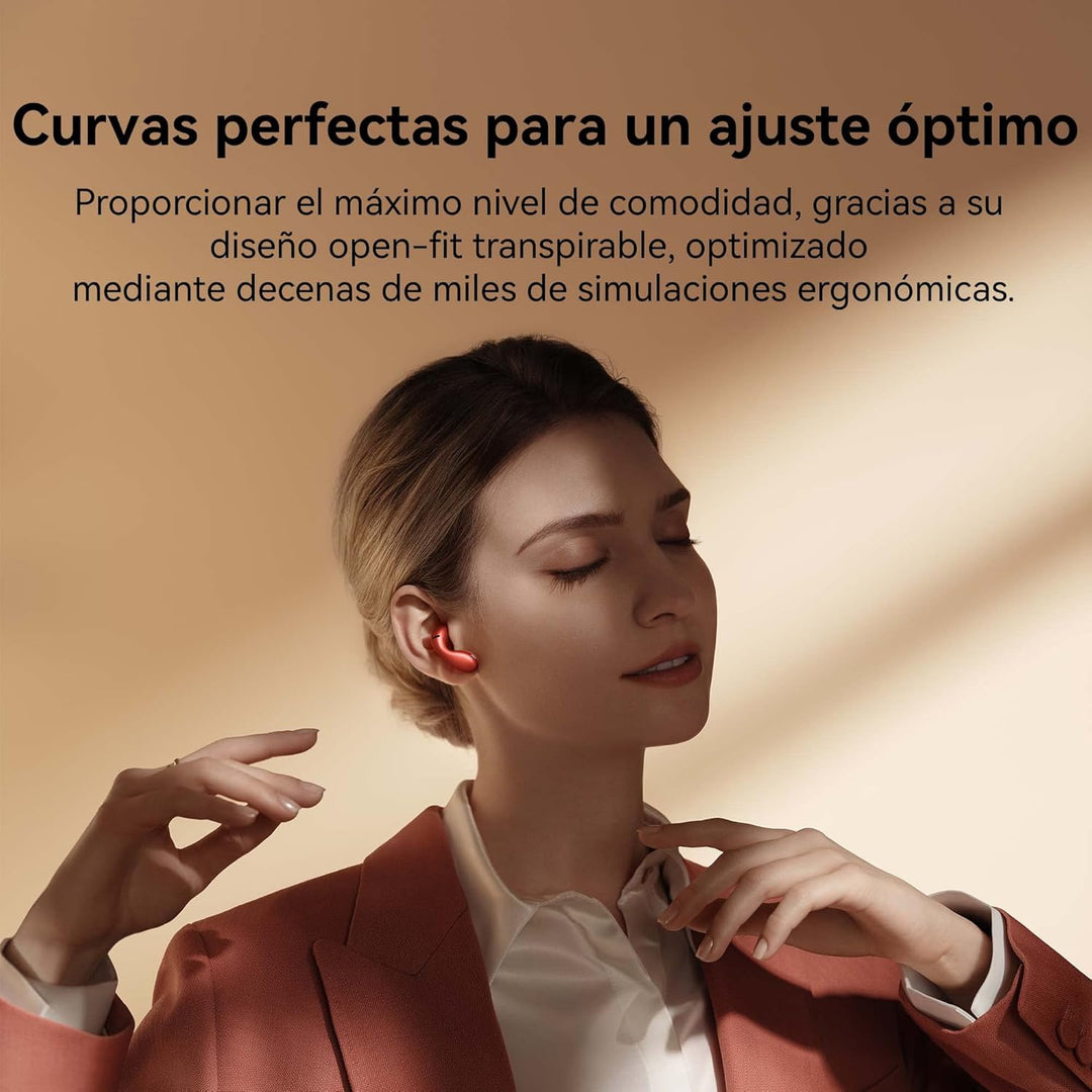 Ecouteurs True Wireless Huawei FreeBuds 5 avec réduction de bruit active ANC Orange Corail