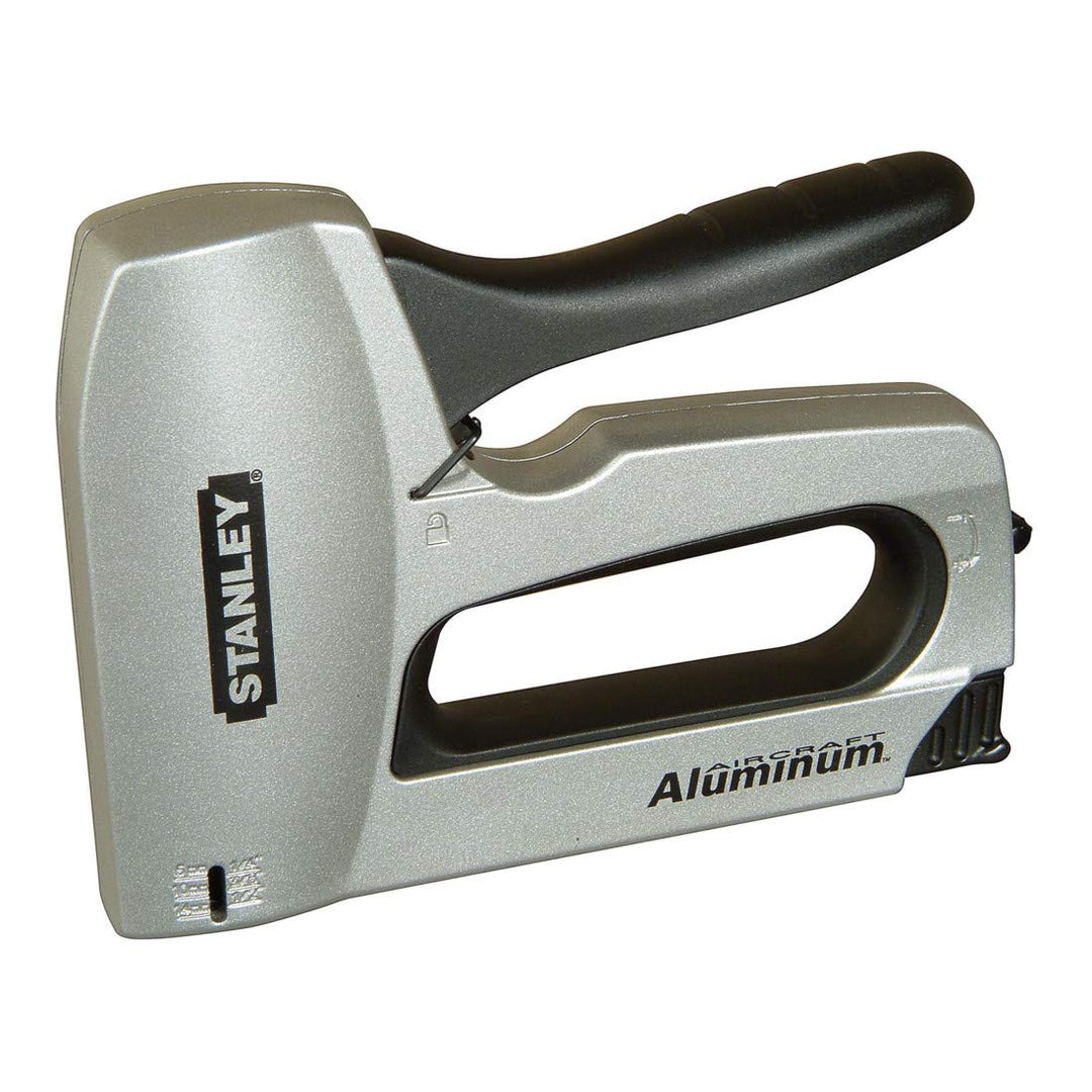 Stanley Handtacker (mit Tiefenanschlag, rückschlagsfrei, für Klammern Typ A 6/8/10/12/14 mm, geringe