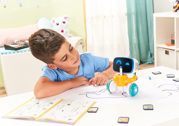 VTech Codi, der clevere Mal-Roboter – Interaktiver Freund, der sich von allein bewegt und mit dem St