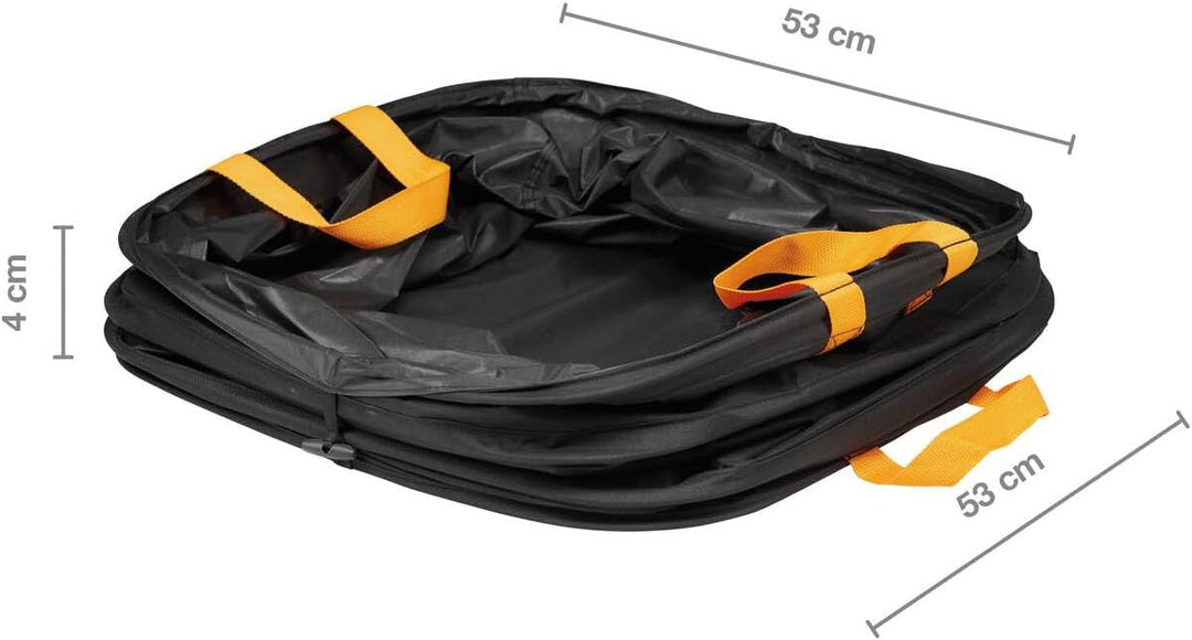 Fiskars PopUp-Gartensack mit Griffen, Platzsparend faltbar, Fassungsvermögen: 175 L, Höhe: 70 cm, Br