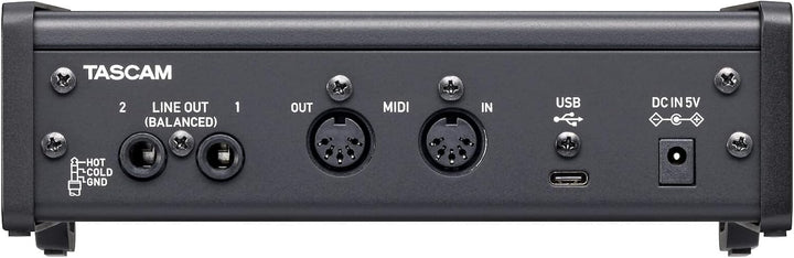 Tascam US-2X2HR USB-Audio-/MIDI-Interface (2 Eingänge, 2 Ausgänge) US-2x2HR US-2x2HR Single, US-2x2H