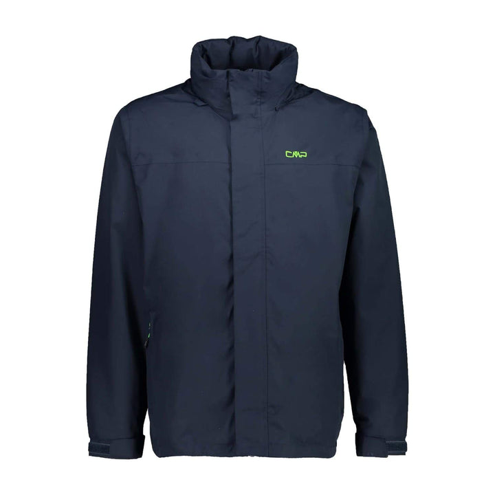 CMP Herren Regenjacke 46 Schwarz Blau, 46 Schwarz Blau