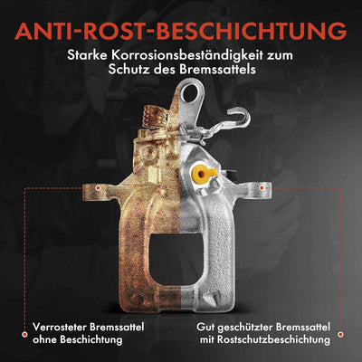 Frankberg 2x Bremssattel Bremszange Hinten Links Rechts Kompatibel mit Focus 1.4L-2.0L 1998-2004 Foc