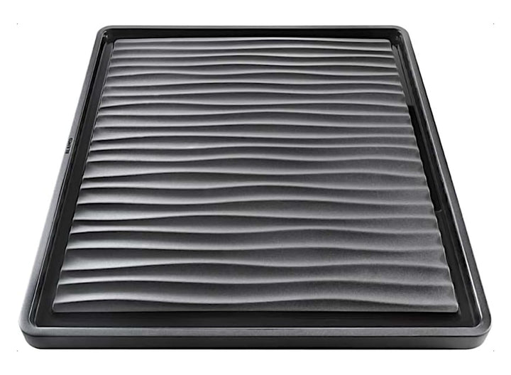 BLANCO Wellentropf | Aus wertigem Kunststoff schwarz / grau | 432 x 382 mm Wellentropf Schwarz, Well