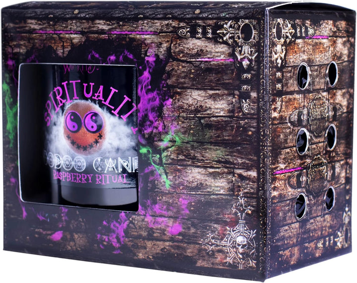 Naturally Wicked Voodoo Spiritualitäts Kerze | Inc Voodoo-Puppe & Kristallstab | Vegane Kristallzaub
