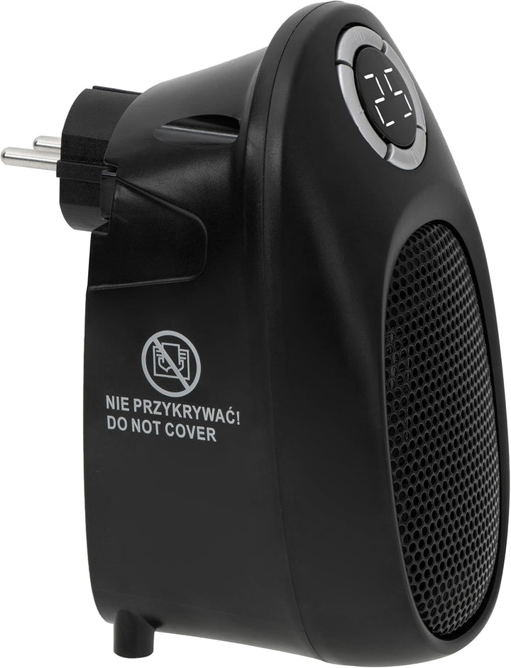 Adler | Mini-Heizung mit Standfuss | nahezu überall aufstellbar | 12-Stunden-Timer | 400W, grosse di