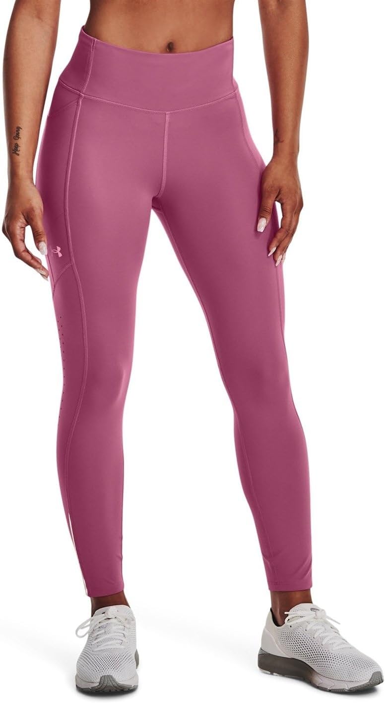 Under Armour Damen Warmup Bottoms Women's Ua Fly Fast 3.0 Ankle Tights XS Pace Pink, XS Pace Pink