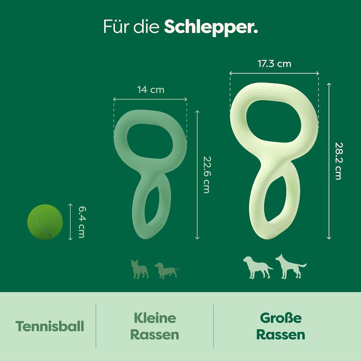 Earth Rated Ziehspielzeug, EIN interaktives Spielzeug für ausgewachsene Hunde und Welpen, ergonomisc