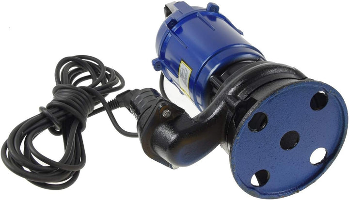 Fäkalienpumpe Tauchpumpe Schmutzwasserpumpe 0,55kW 300l/min mit 20m C-Schlauch ohne