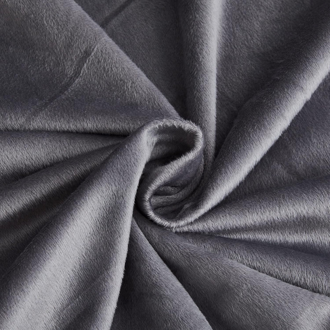 Damier Winter Bettwäsche 220x240cm Grau Dunkelgrau Plüsch Warme Bettwäsche Set 3 Teilig Cashmere Tou