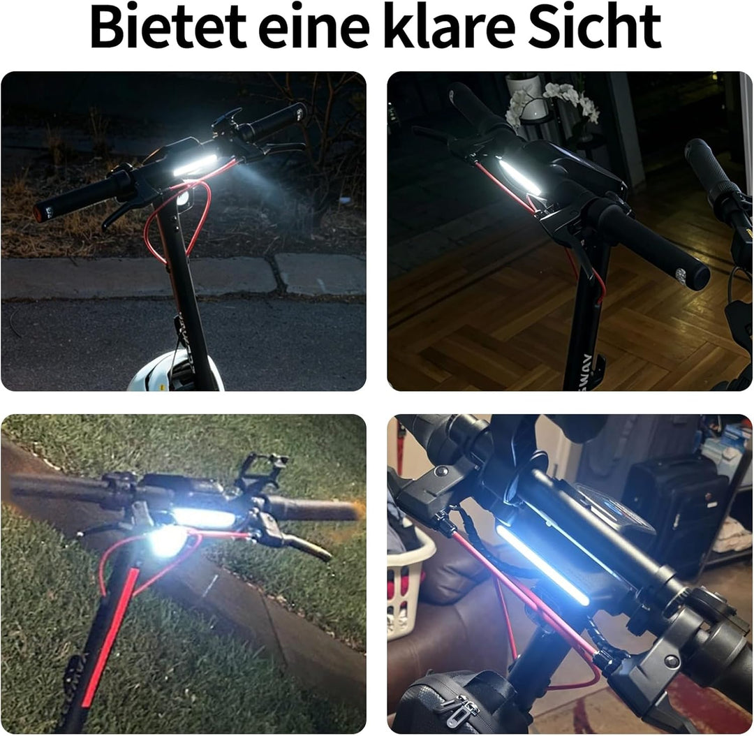 Ebike Frontlichter für Ninebot KickScooter MAX G3 / F3 / F3 Pro Elektroroller Ersatz Scheinwerfer La