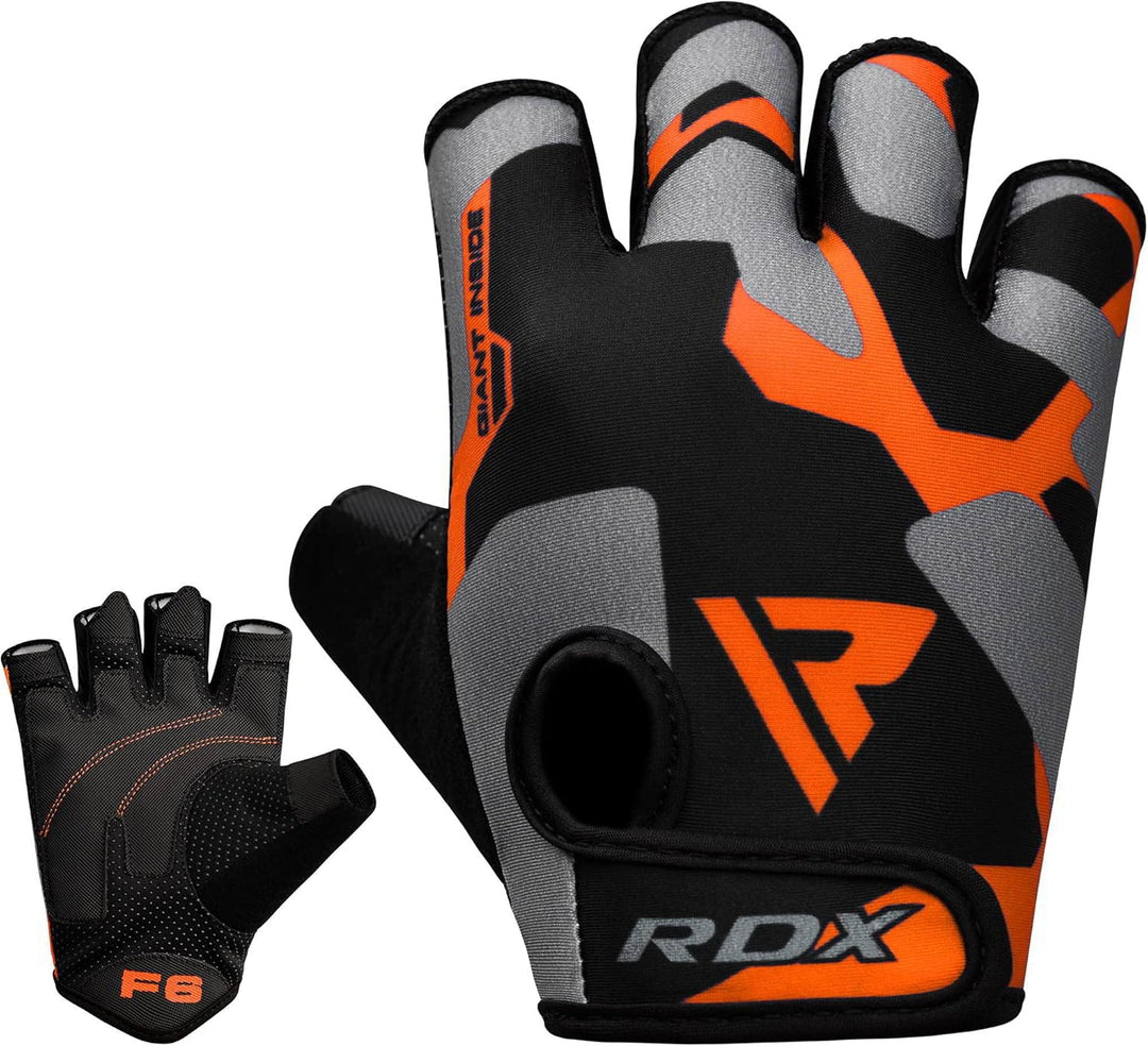RDX Fitness Handschuhe Damen Herren, Gewichtheben Trainingshandschuhe Krafttraining, rutschfest Gym