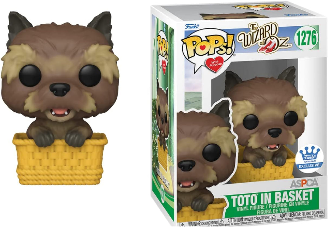 Funko The Wizard of Oz Toto in Basket Exclusive Pop Vinyl Figure 1276