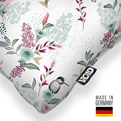 VOID Kolibri Blumen Kissenbezug Kissenhülle Sofakissen Kissen Deko Outdoor-Kissen Dekokissen, Kissen