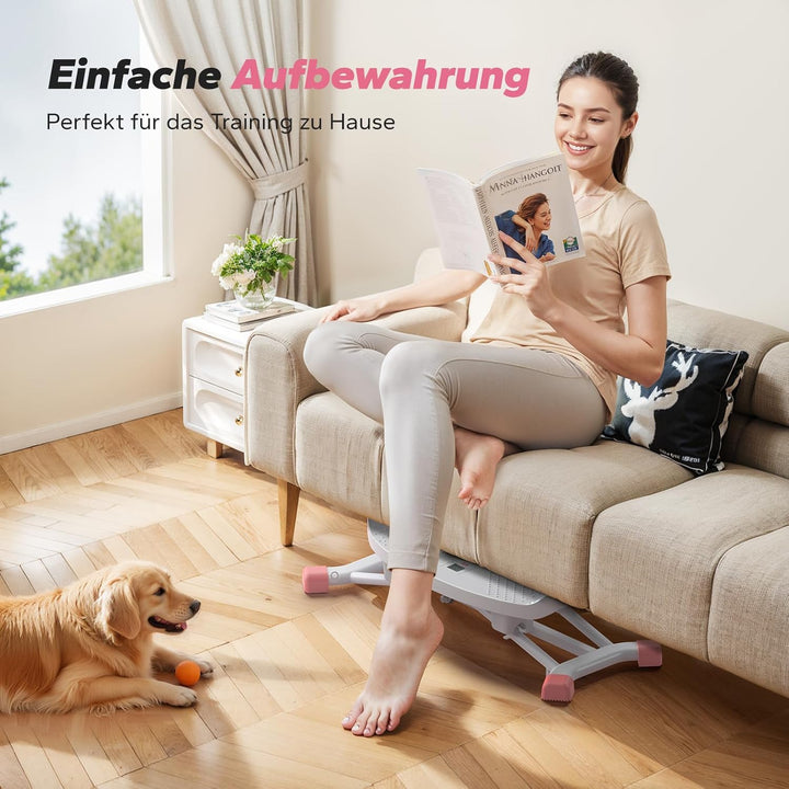 MERACH Seitliches Balance Board Erwachsene mit Display, Gleichgewichtstrainer mit 2 Widerstandsbände