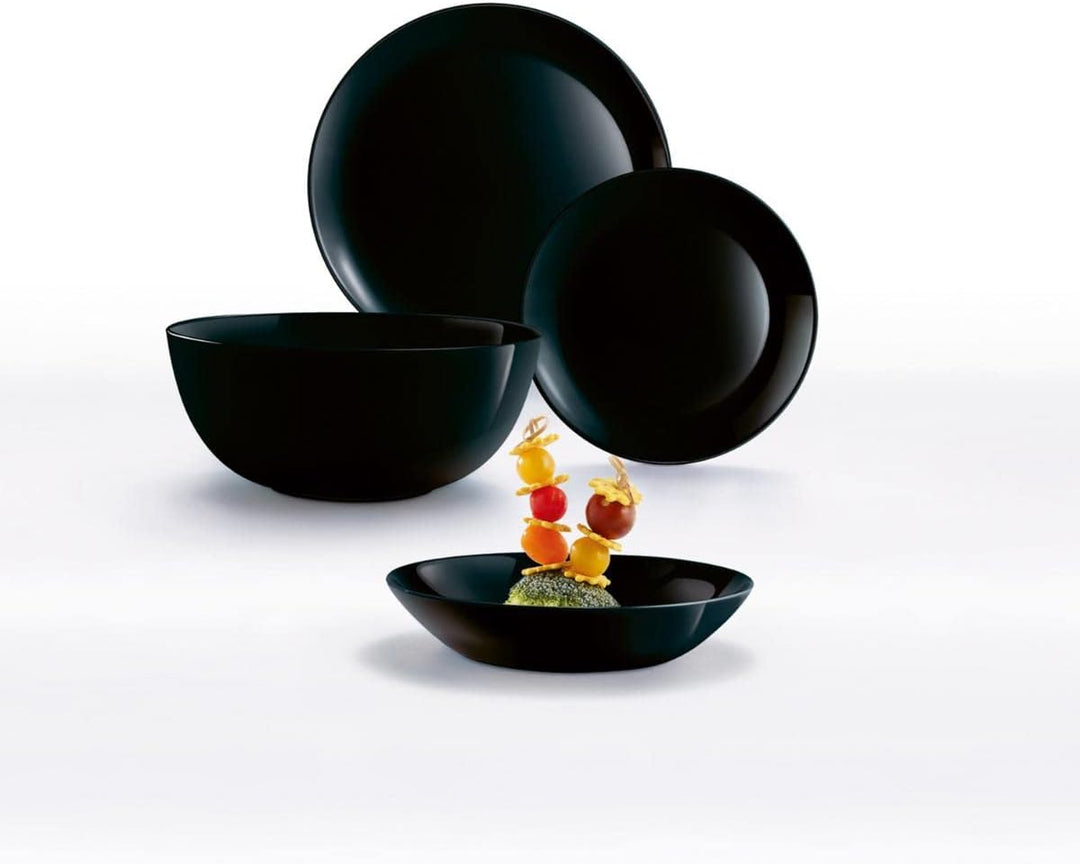 Geschirrset 19 PIEZAS Schwarz, 19 PIEZAS Schwarz
