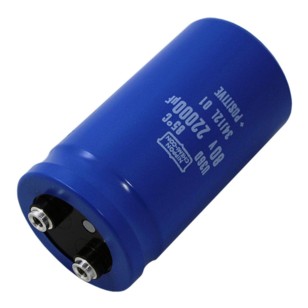 Elko Kondensator radial 22000µF 80V | Schraub Elektrolytkondensator bis zu 85°C | 22000uF Electrolyt