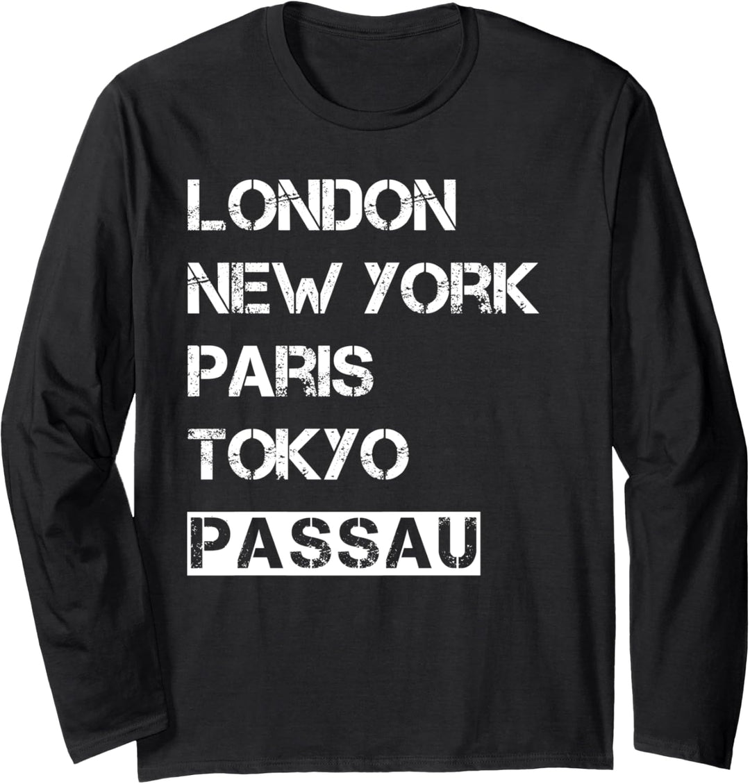 Meine Stadt! Geburtsort & Heimatliebe Passau Langarmshirt