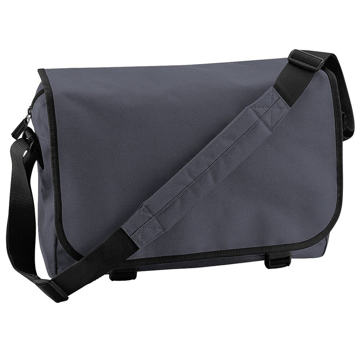 BagBase Kuriertasche, 1 Stück, stilvolle und langlebige Schultertasche Einheitsgrösse Graphite Grey,
