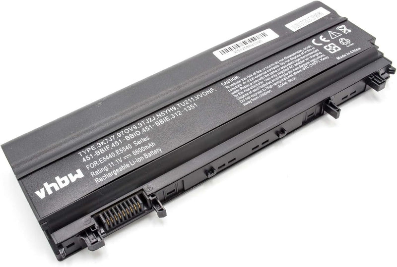 vhbw Akku kompatibel mit Dell Latitude 14, 14 5000, 14 5000-E5440, 15, 15 5000, 15 5000-E5540, E5440