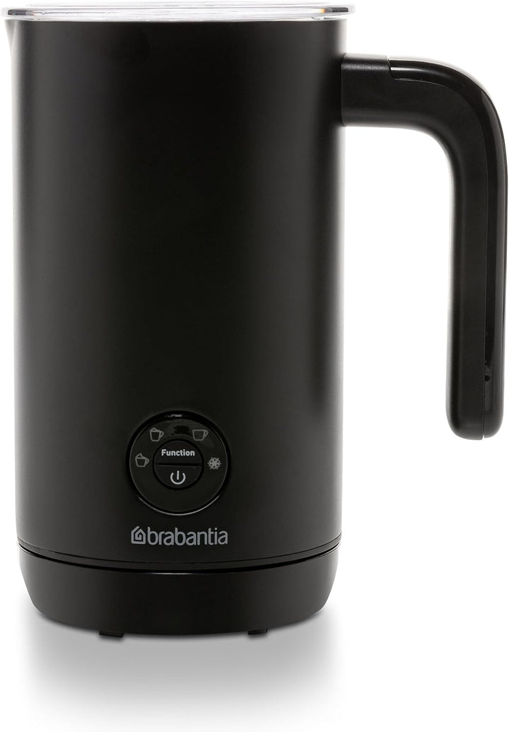 Brabantia Milchaufschäumer Elektrisch 4-in-1, Automatische Milchschäumer, für Heisser und Kalter Mil