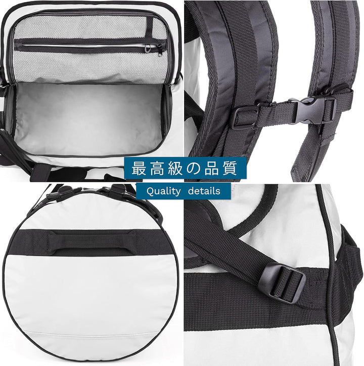 The Friendly Swede Wasserfeste Reisetasche Duffle Bag Rucksack - 30L / 60L / 90L - Seesack, Sporttas